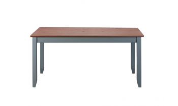 Tisch Esstisch Luzern 160 x 90 cm, FSC Kiefer grey-lackiert/sepia