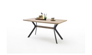 Tisch Esstisch Eliot, 160 x 90 cm oder 180 x 90 cm, Wildeiche Dekor